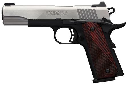 BROWNING FIREARMS 1911-380 Black Label Medallion Stainless Full-Size Pistol with 3-Dot Sights
