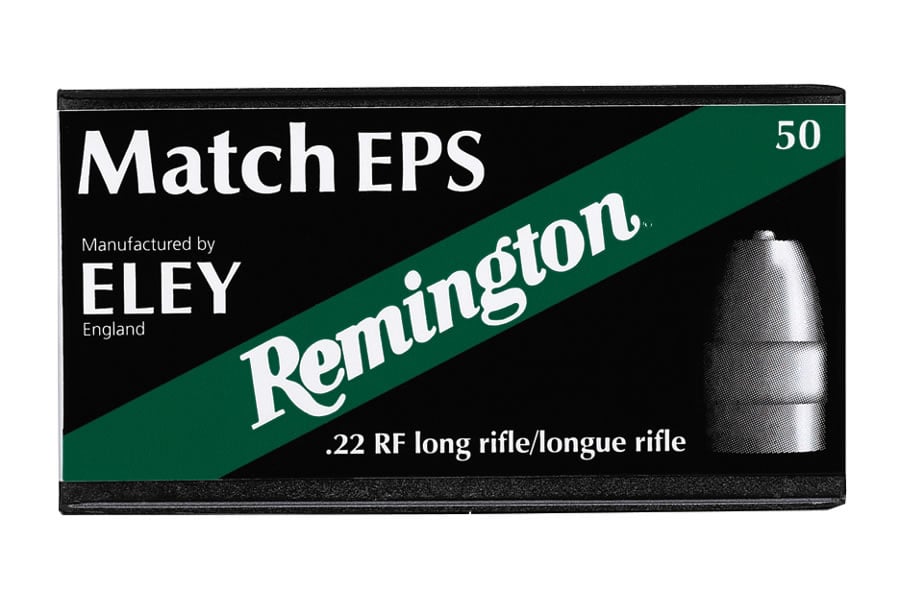 Remington 22LR 40 gr Lead Flat Nose Eley Match EPS 50/Box