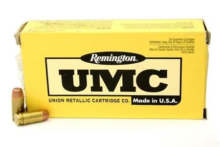 REMINGTON 40SW 165 gr MC UMC Police Trade Ammo 50/Box