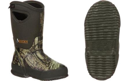 KID`S RUBBER SLIP ON HUNTING BOOT