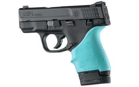 HOGUE INC HandAll Beavertail Grip Sleeve for MP Shield 9/40 and Ruger LC9 (Aqua)