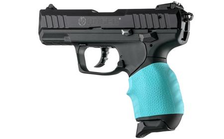 HOGUE INC HandAll Jr. Small Size Grip Sleeve for Most .22, .25 and .38 Pistols (Aqua)