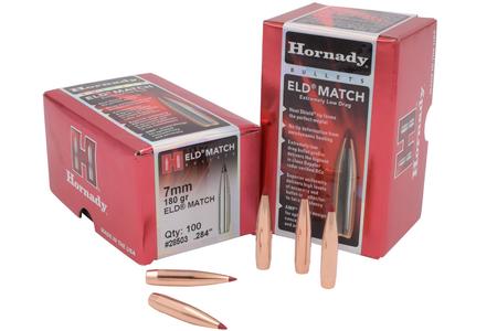 HORNADY 7mm (.284) 180 gr ELD Match 100/Box