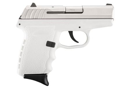 SCCY CPX-2 9mm White Pistol with Stainless Slide