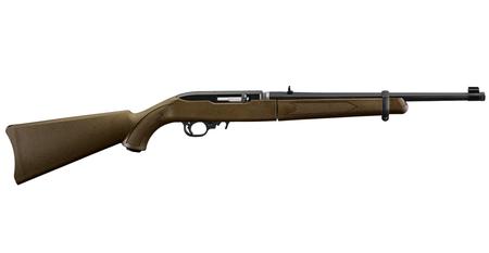 RUGER 10/22 Takedown 22LR Rimfire Rifle with Mica Bronze Synthetic Stock and Threaded