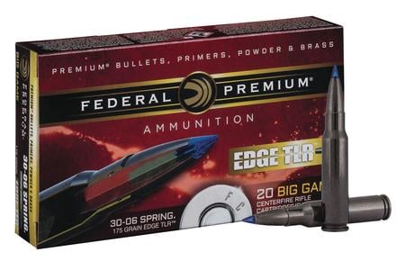 FEDERAL AMMUNITION 30-06 Springfield 175 gr Polymer Tip Edge TLR 20/Box