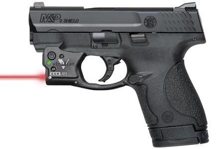 SMITH AND WESSON MP9 Shield 9mm Centerfire Pistol with No Thumb Safety and Viridian R5 Red Laser