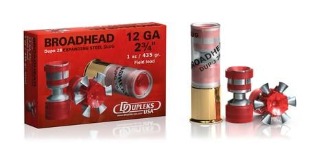 DDUPLEKS 12 Gauge 2 3/4 1 oz Broadhead Dupo 5/Box