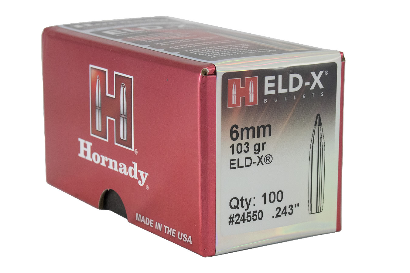 Hornady 6mm .243 103 gr ELD-X 100/Box