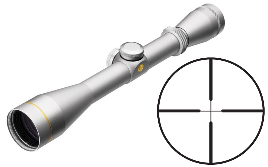 LEUPOLD VX-2 3-9X40MM LR DUP  RIFLESCOPE SILVER