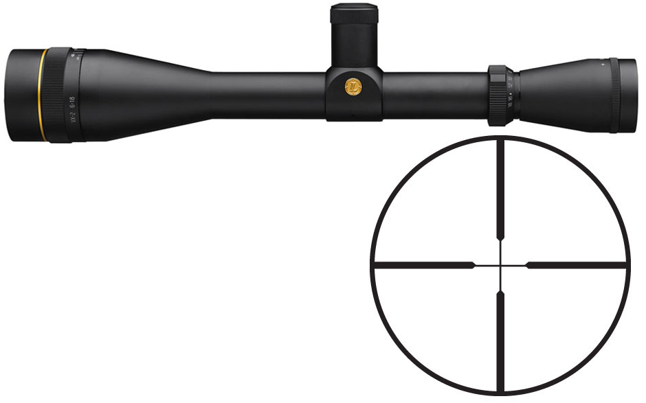 LEUPOLD VX-2 6-18X40MM ADJ.OBJ.MATTE FINE DUP