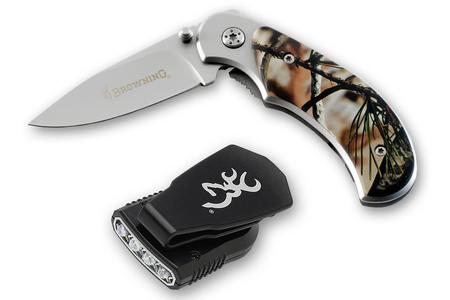 NIGHT SEEKER 2 CAMO LIGHT/KNIFE COMBO