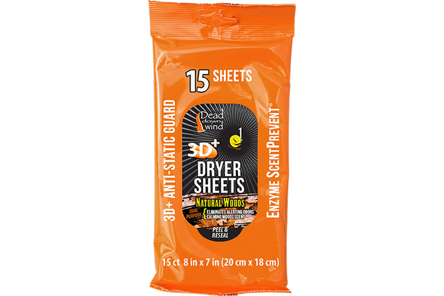 DRYER SHEETS NATURAL WOODS 15 CT