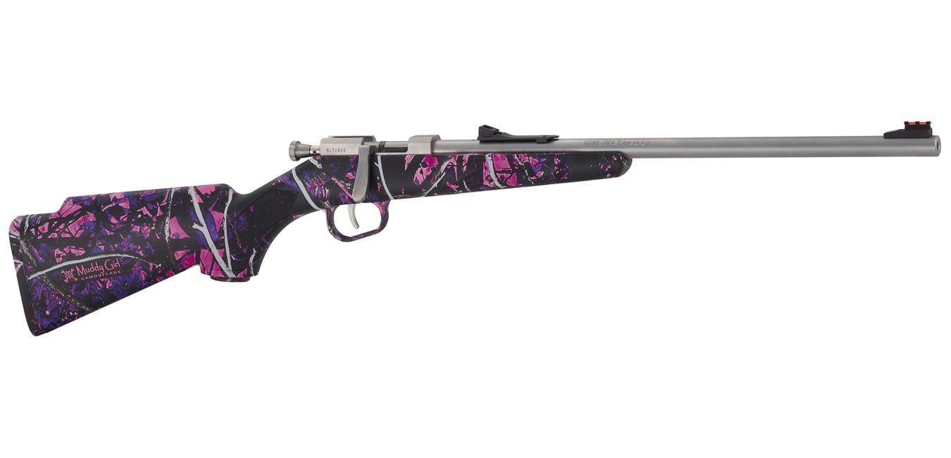 Henry Mini Bolt 22LR Youth Heirloom Rifle (Muddy Girl Camo)