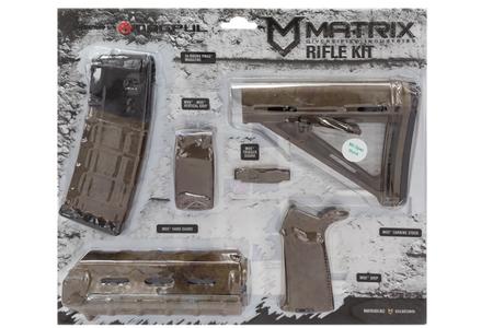 MATRIX DIVERSIFIED IND Magpul MOE AR-15 Bounty Hunter Camo Kit with 30 Round Magazine (Mil-Spec Stock)