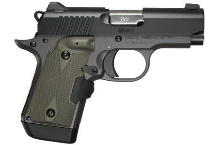 KIMBER Micro 9 Woodland Night 9mm with OD Green Crimson Trace Lasergrips (Red Laser)