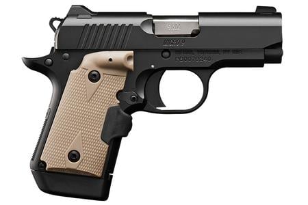 KIMBER Micro 9 9mm with Desert Tan Crimson Trace Lasergrips