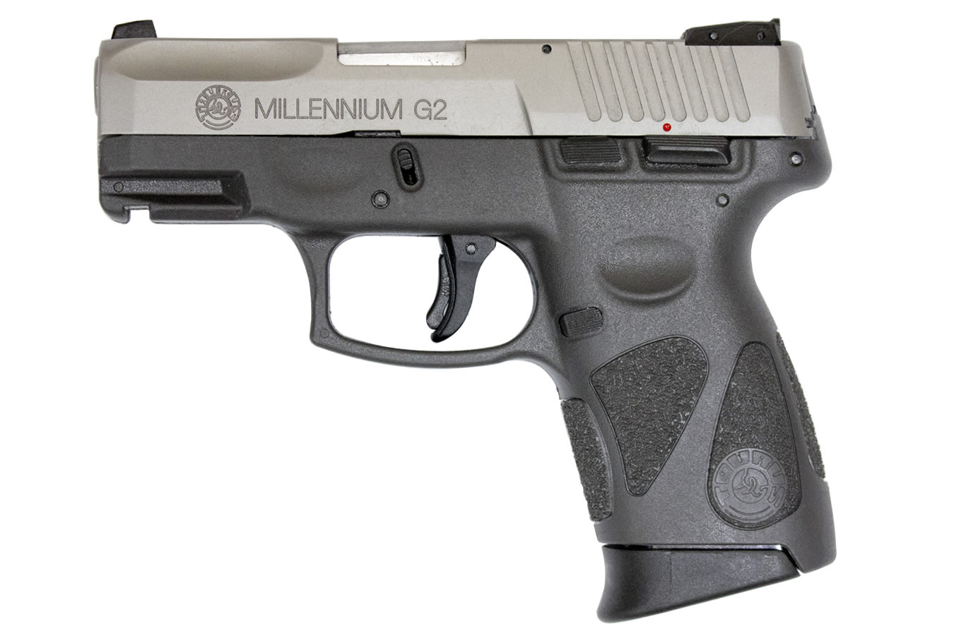 Taurus PT140 Millennium G2 40 S&W Pistol with Stainless Slide and Gray