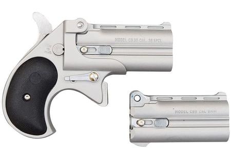 SATIN DERRINGER WITH 2 BBL 38SPL 9MM