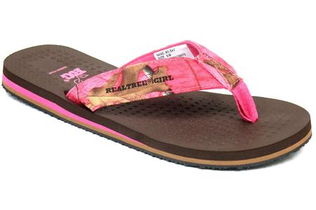 realtree girl flip flops