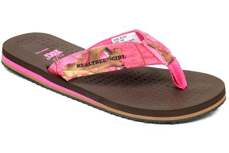 womens realtree flip flops