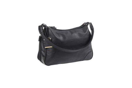 HOBO STYLE PURSE W HOLSTER BLK BLK TRIM