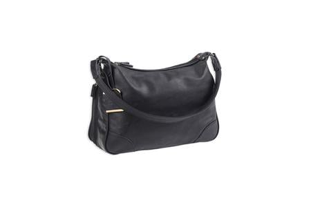 BULLDOG Hobo Style Purse w/ Holster Black / Black Trim