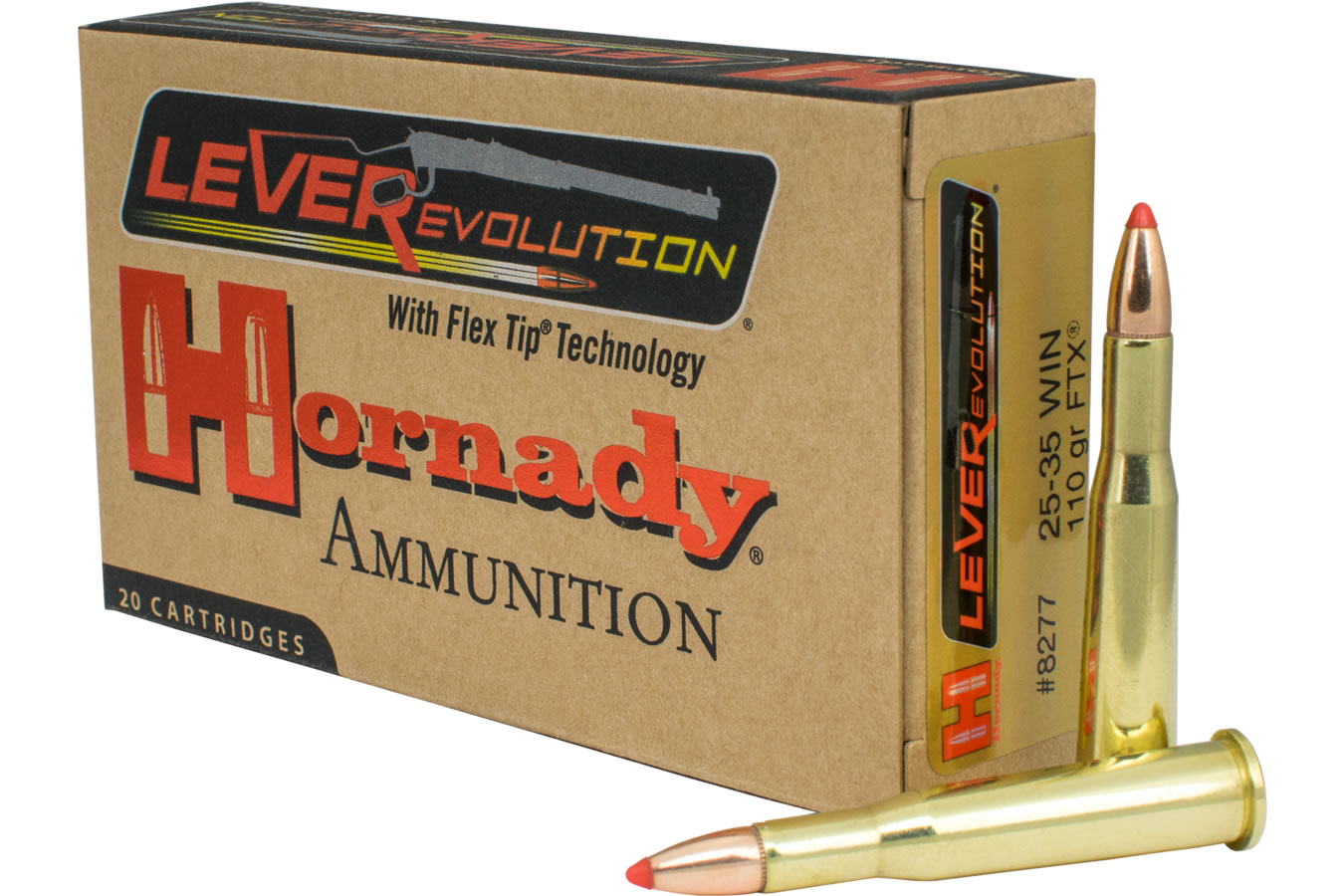 HORNADY 25-35 WIN 110 GR FTX LEVEREVOLUTION