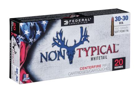 FEDERAL AMMUNITION 30-30 Win 150 gr Soft Point Non Typical Whitetail 20/Box