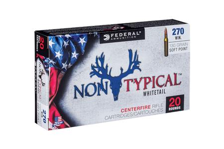 Federal 270 Winchester 130 gr Non-Typical Soft Point 20/Box