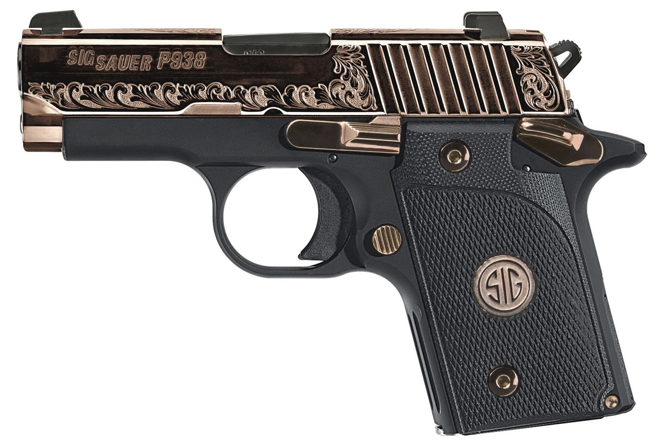 SIG SAUER P938 9MM ROSE GOLD WITH NIGHT SIGHTS