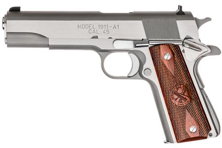 SPRINGFIELD 1911 Mil-Spec .45 ACP Stainless Steel with 6 Magazines and Range Bag