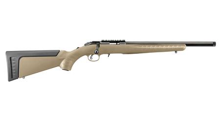 RUGER American Rimfire 22LR FDE Bolt-Action Rifle with Threaded Barrel