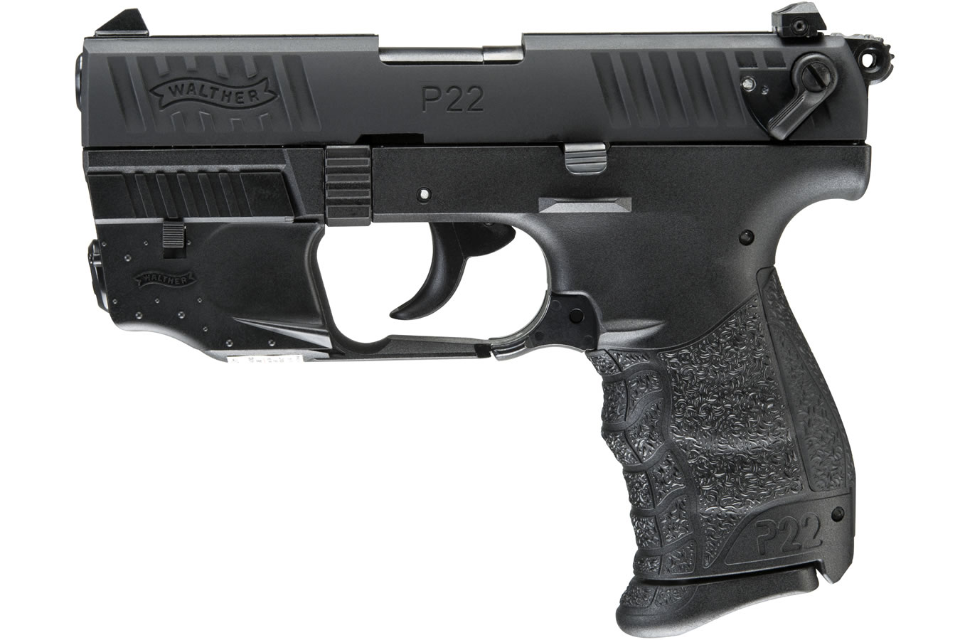 WALTHER P22 QD 22LR RIMFIRE PISTOL WITH LASER