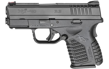 SPRINGFIELD XDS 3.3 Single Stack 40SW Black Holiday Package