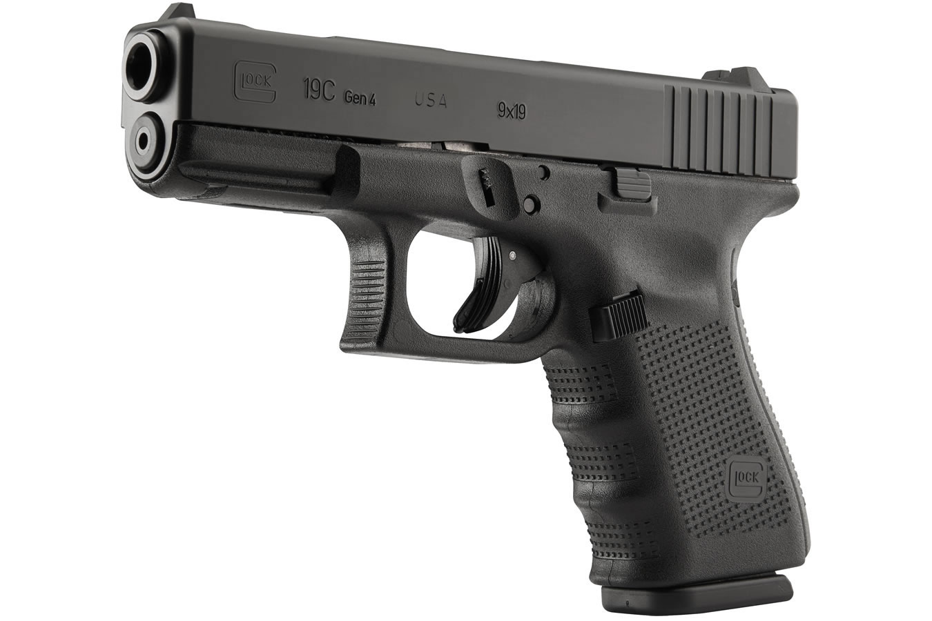 Glock 19C Gen4 9mm 15-Round Pistol with Ported Barrel (Made in USA)