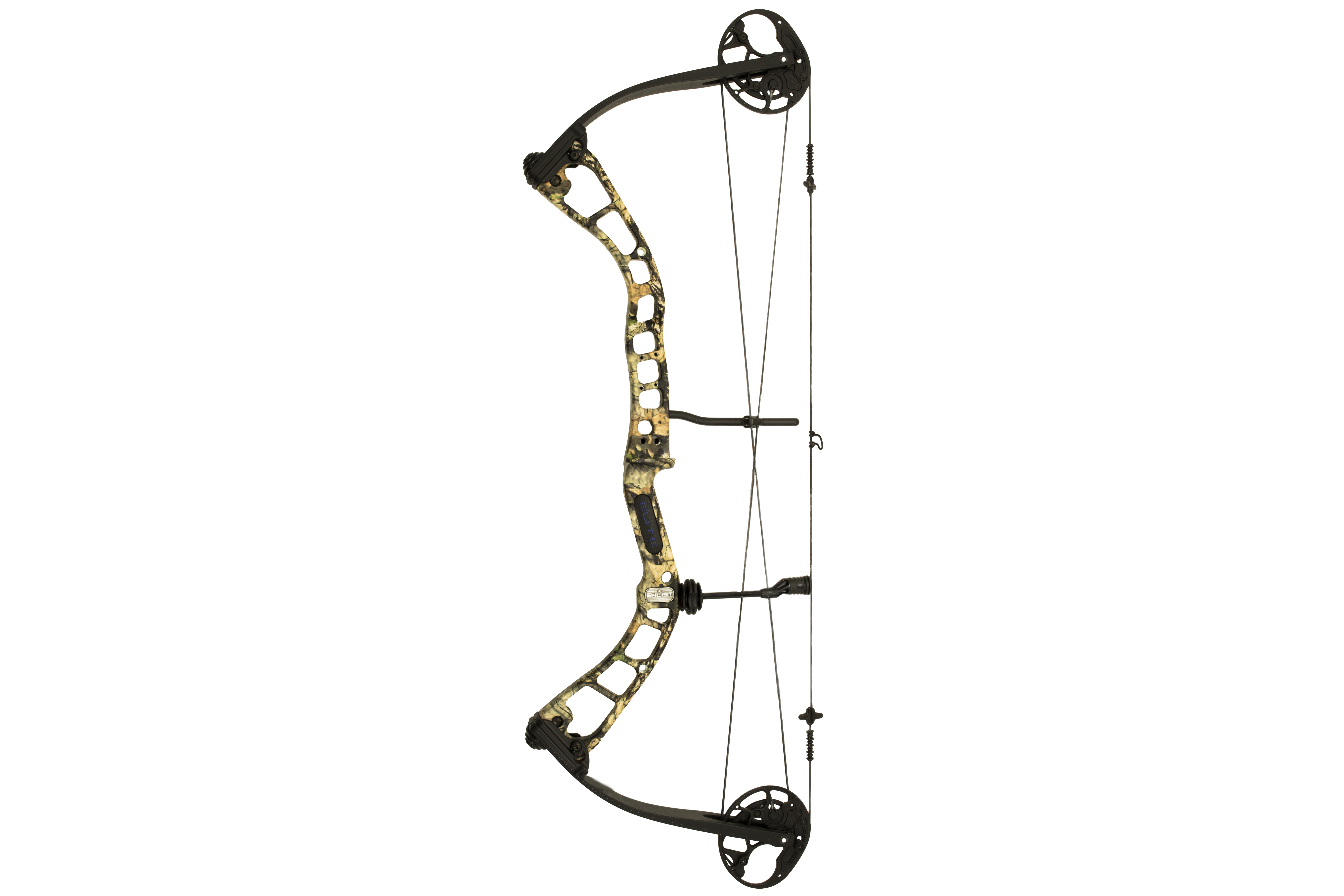Elite Archery Enlist RH 28 inch 70lb Break-Up Country/Black