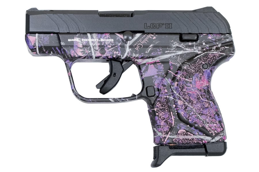 RUGER LCP II 380 ACP BLACK/MUDDY GIRL CAMO