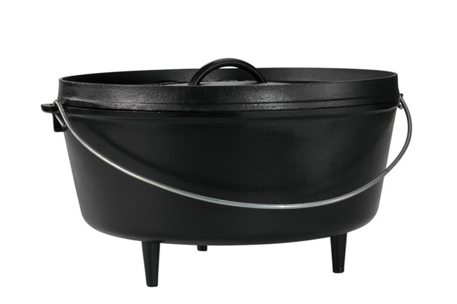Lodge Cookware 14 inch/ 10 Quart Deep Camp Dutch Oven Vance Outdoors