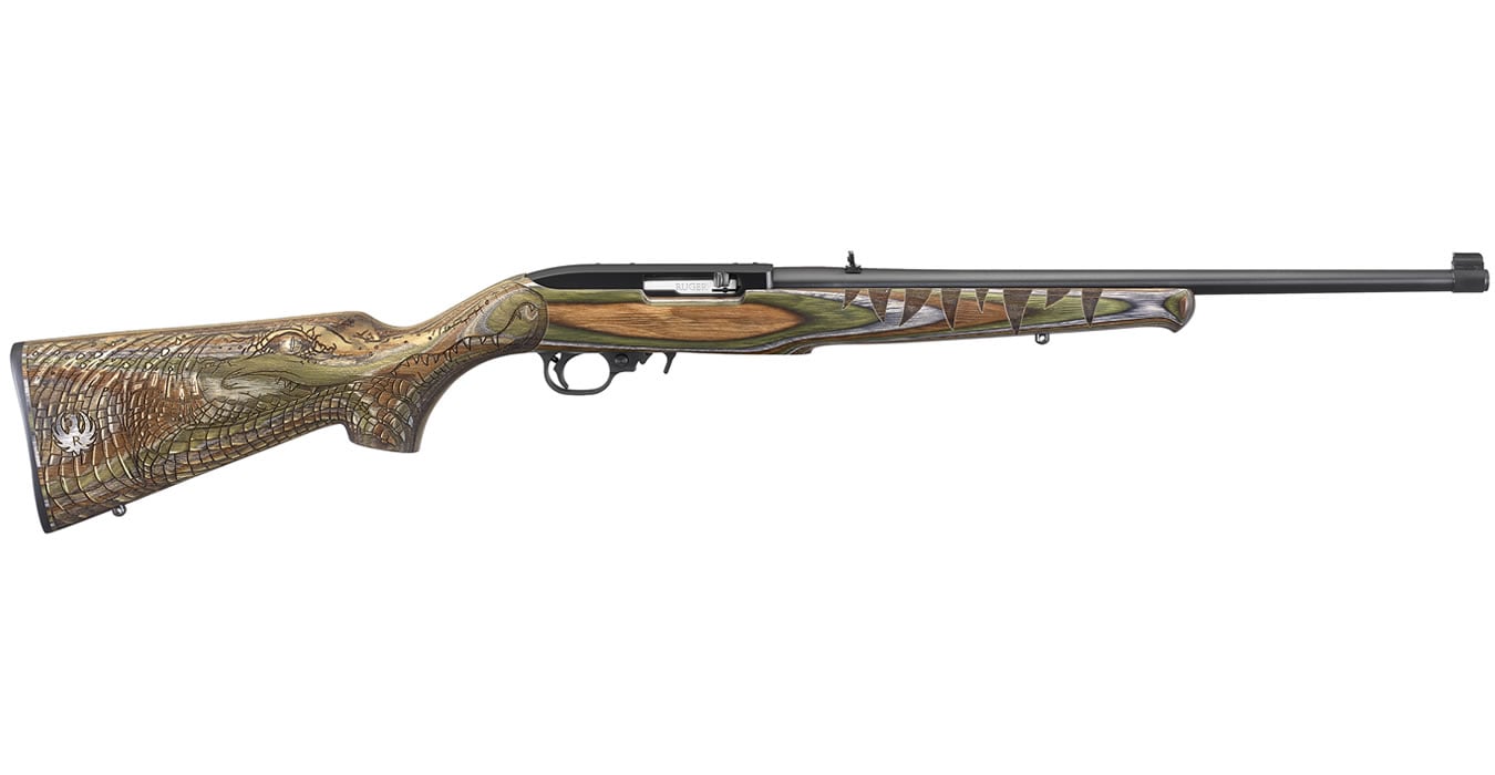 RUGER 10/22 22LR GREEN GATOR LIMITED-EDITION