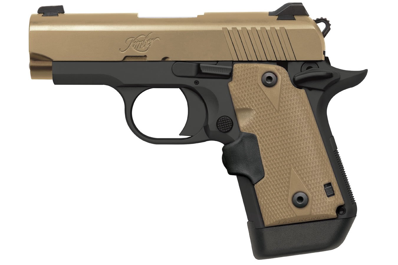 KIMBER MICRO DESERT TAN 380 ACP LASER GRIP