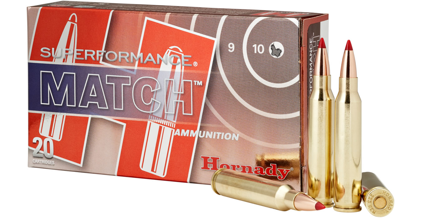 HORNADY 223 REM 73 GR ELD MATCH SUPERFORMANCE VARMINT