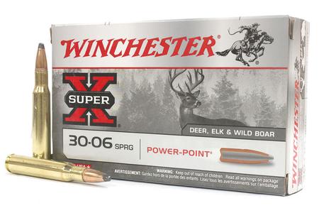 WINCHESTER AMMO 30-06 Springfield 165 gr Power Point Super X 20/Box