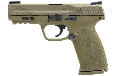 SMITH AND WESSON MP40 M2.0 40SW Flat Dark Earth (FDE) Centerfire Pistol with TruGlo TFX Sights