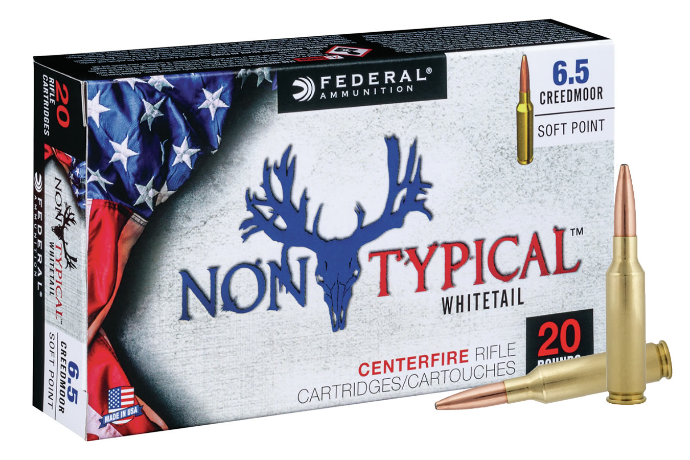 FEDERAL AMMUNITION 6.5 CREEDMOOR 140 GR NON TYPICAL SOFT POINT