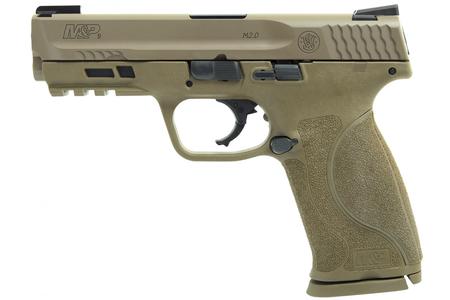 SMITH AND WESSON MP9 M2.0 9mm Flat Dark Earth (FDE) Centerfire Pistol with TruGlo TFX Sights