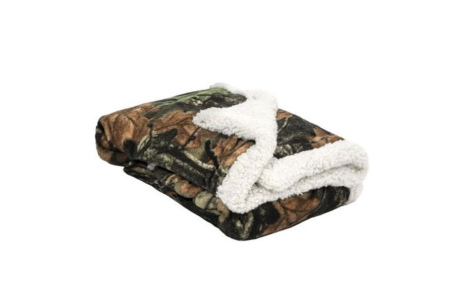 Trail Crest Highlannd Timber Camp Plush Fleece Sherpa Baby Blanket