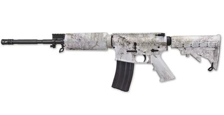 WINDHAM WEAPONRY WW-15 SRC 5.56mm M4A4 Flat-Top Rifle with King's Snow Camo