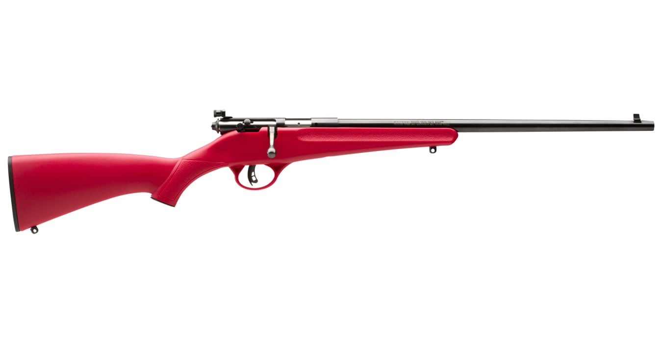 SAVAGE RASCAL YOUTH 22 LR RIFLE RED