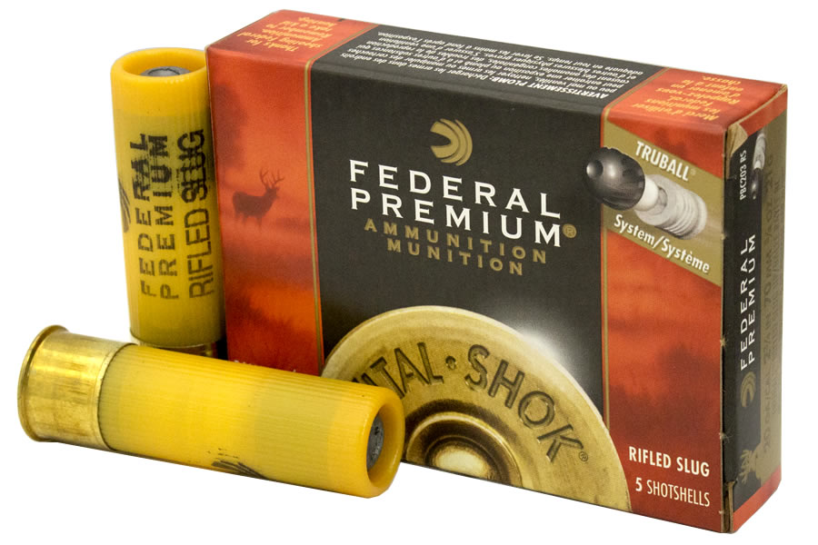 FEDERAL AMMUNITION 20 GA 2-3/4 IN 3/4 OZ RIFLED HP VITAL-SHOK RIFLED SLUG